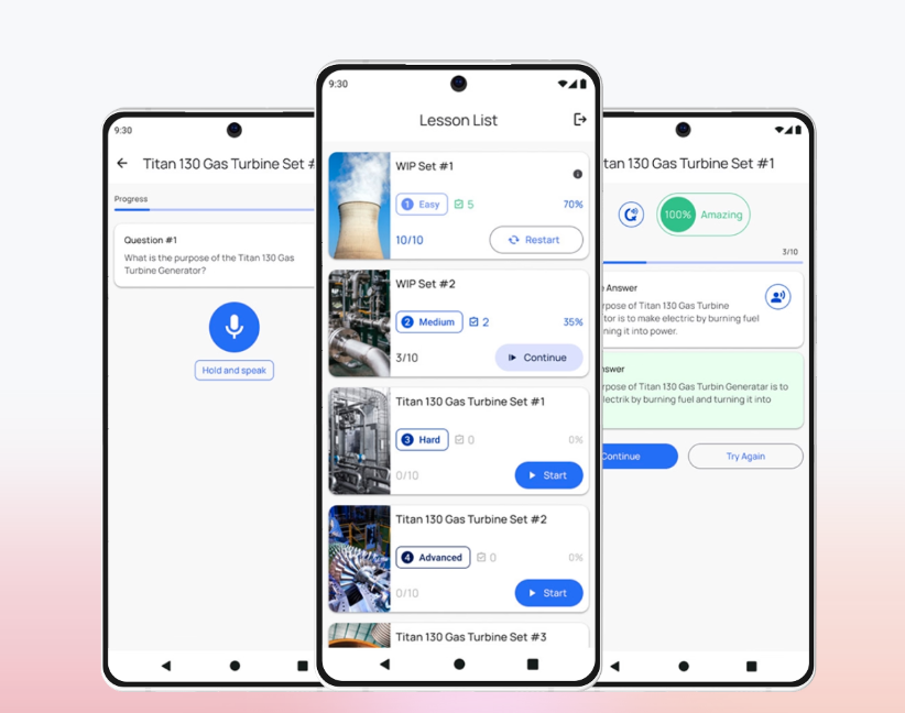 Speakoil project screenshot